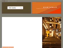 Tablet Screenshot of echtzeit.de